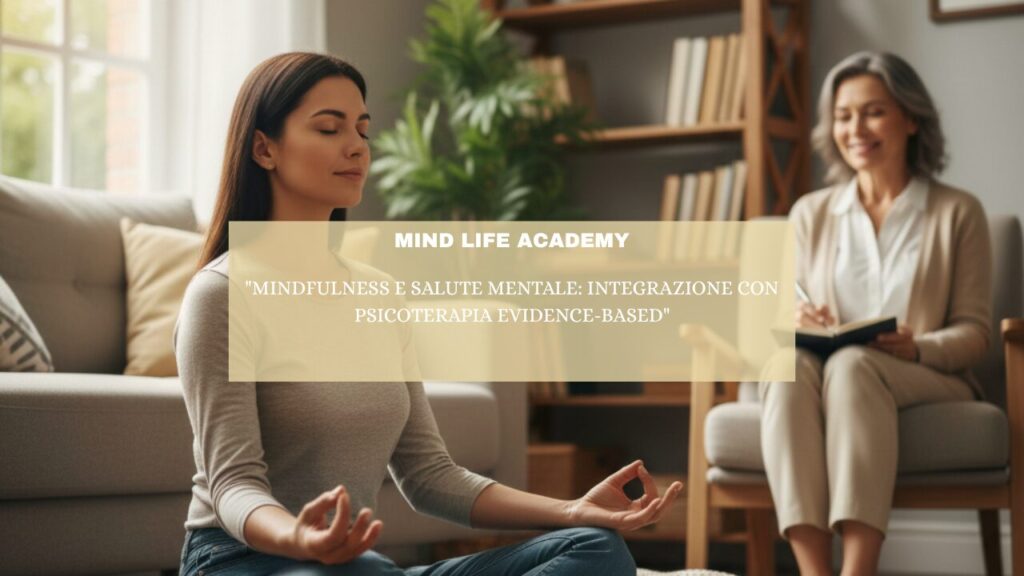 “Mindfulness e Salute Mentale: Integrazione con Psicoterapia Evidence-Based”