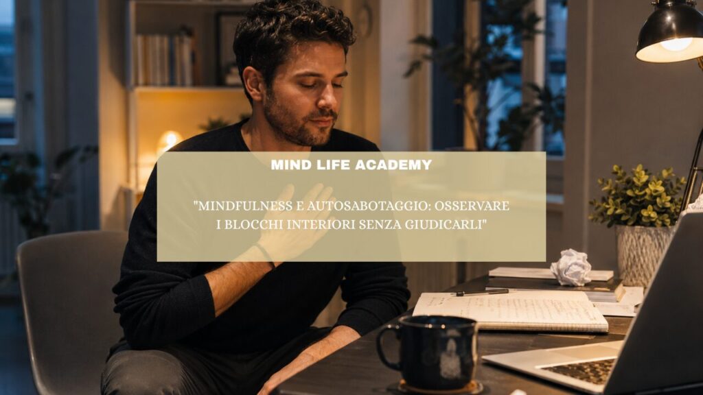 “Mindfulness e autosabotaggio: osservare i blocchi interiori senza giudicarli”