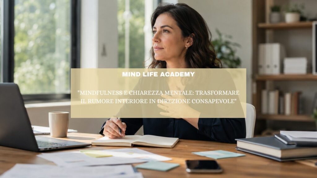 “Mindfulness e chiarezza mentale: trasformare il rumore interiore in direzione consapevole”