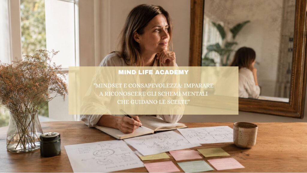 “Mindset e consapevolezza: imparare a riconoscere gli schemi mentali che guidano le scelte”