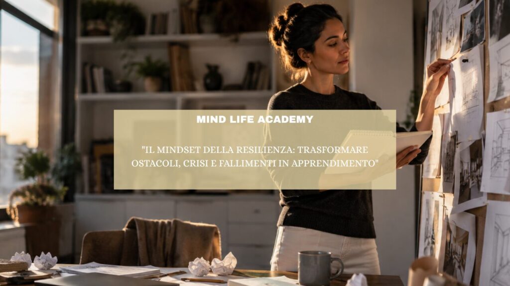 “Il mindset della resilienza: trasformare ostacoli, crisi e fallimenti in apprendimento”