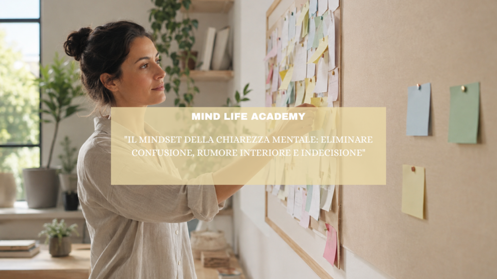 “Il mindset della chiarezza mentale: eliminare confusione, rumore interiore e indecisione”