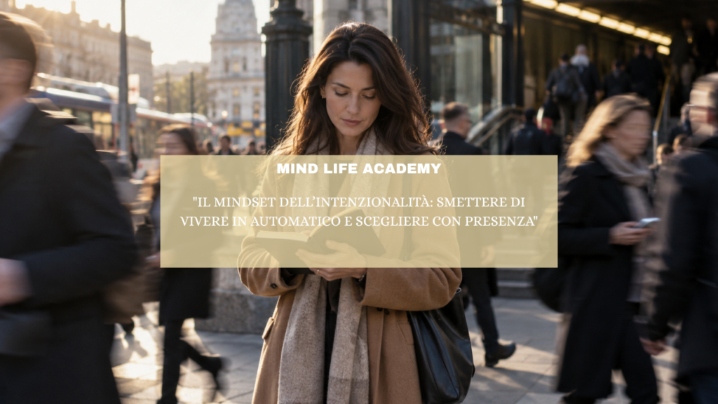 “Il mindset dell’intenzionalità: smettere di vivere in automatico e scegliere con presenza”
